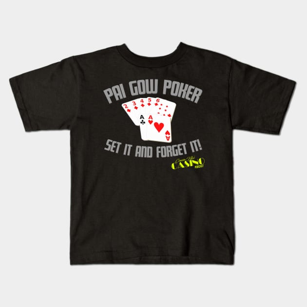 Cousin Vito's Casino Pai Gow Poker shirt! Kids T-Shirt by MakeLuckHappen